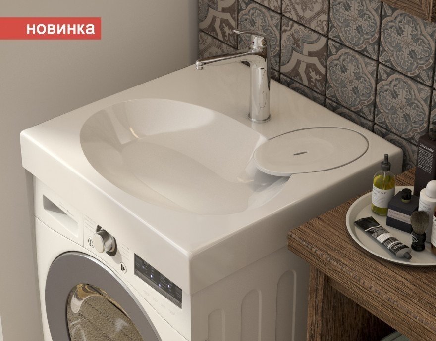 Раковина над стиральной машиной 60 см KABINKA.KZ LEA LUXE купить,NaN