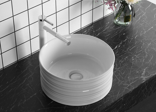 Раковина CeruttiSPA CR0051A накладная круглая 40.5 см, фарфор