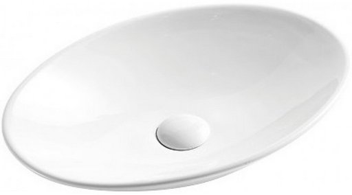 Раковина WeltWasser WW ELBACH 10255 накладная овальная 50 см, керамика