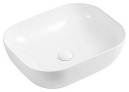 Раковина WeltWasser WW ELBACH 2143 накладная прямоугольная 49 см, фаянс