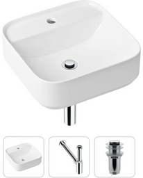 Раковина Lavinia Boho Bathroom Sink 21520275 накладная квадратная 42, санфарфор