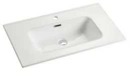 Раковина GID-ceramic 9060s врезная прямоугольная 61, керамика