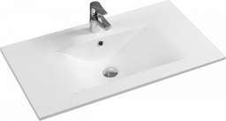 Раковина GID-ceramic NYJ807-80 врезная прямоугольная 80, керамика