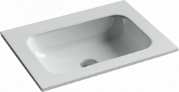 Раковина Ceramicanova CN7011wx врезная прямоугольная 61, санфарфор