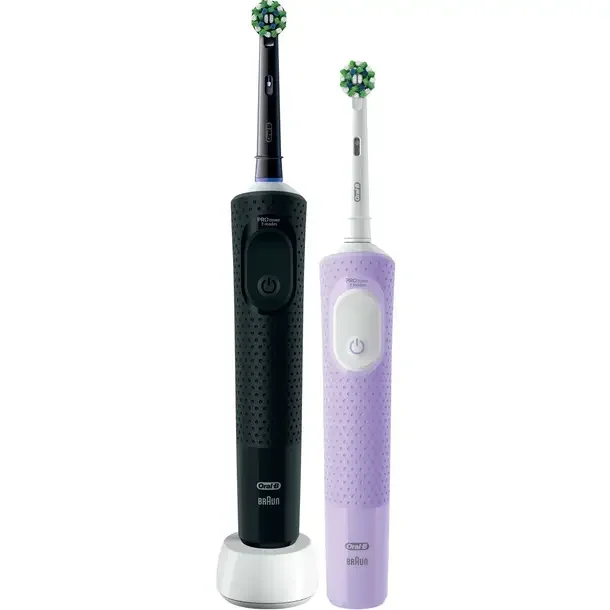 Электрическая зубная щетка Oral-B Vitality Pro D103.423.3H 3708 черная/фиолетовая