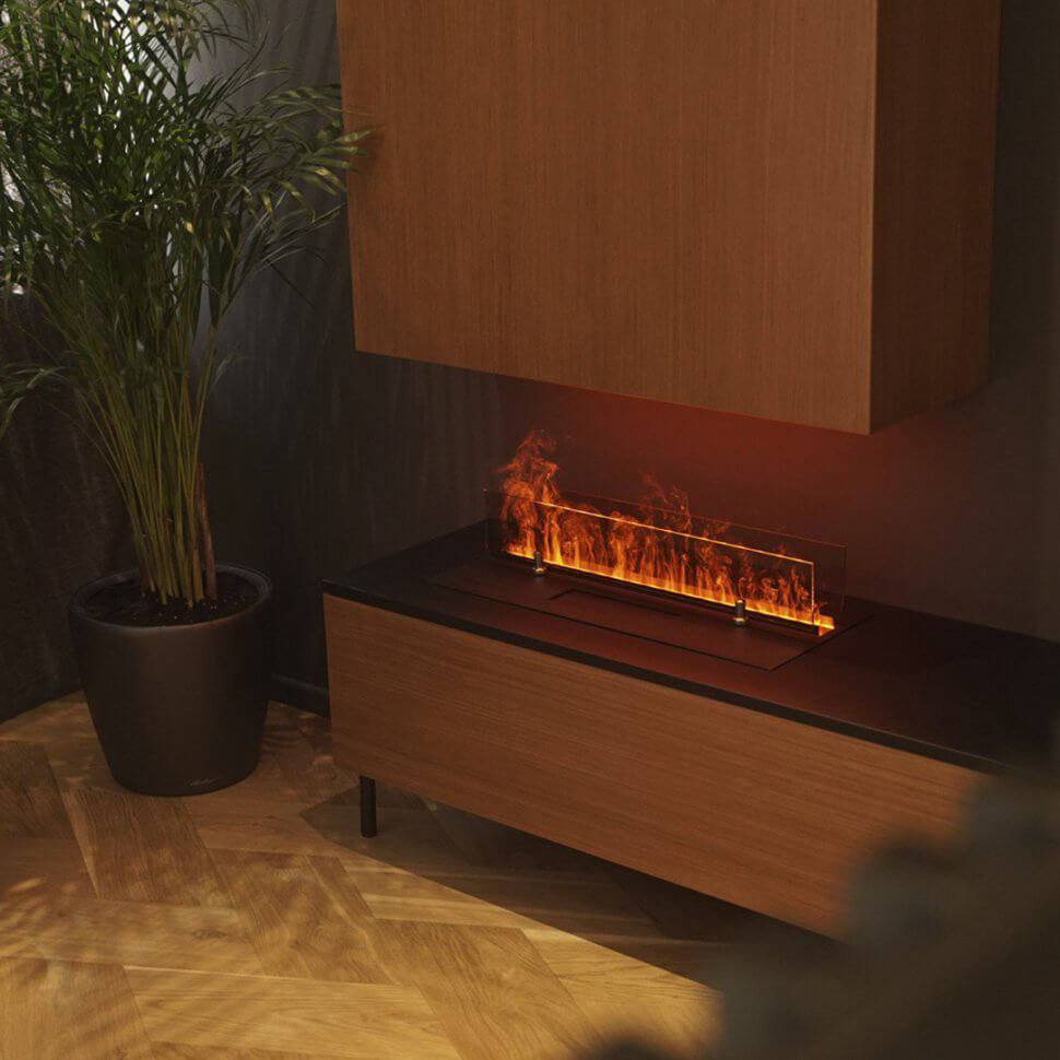 Электрокамин Schones Feuer встроенный 600 PRO Steel купить,NaN