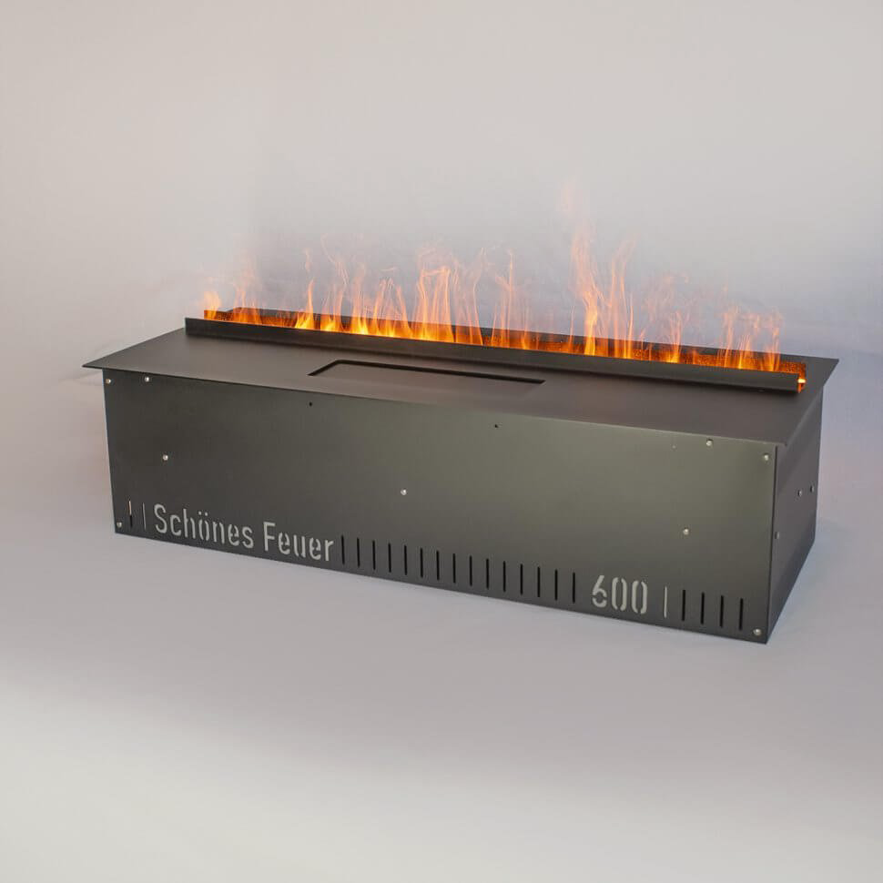 Электрокамин Schones Feuer встроенный 600 PRO Steel купить,NaN