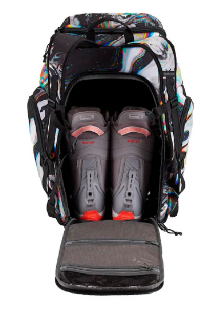 Рюкзак-сумка для ботинок Burton Booter Catalog Collage prt 40л синий с принтом купить,NaN