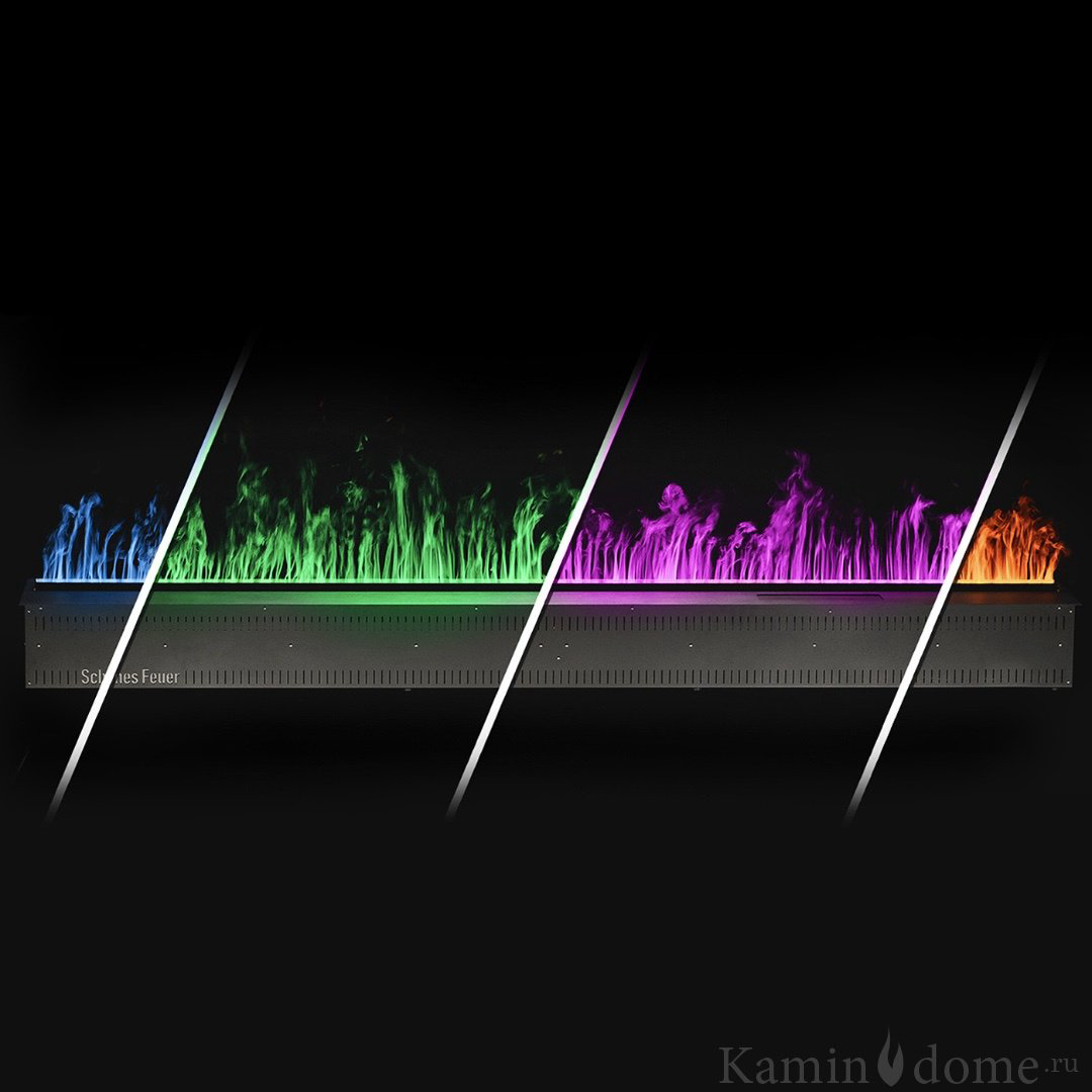 Электрокамин Schones Feuer встроенный 3D FireLine 2000 + RGB Flame купить,NaN