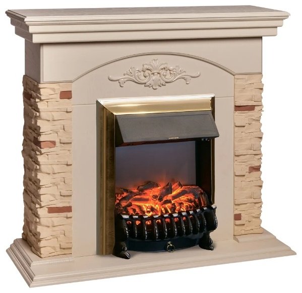 Электрокамин Real Flame напольный EAPOLIS STD/EUG WT-F612 с очагом FOBOS LUX BL LT купить,NaN