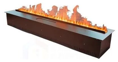 Электрокамин Schones Feuer встроенный 3D FireLine 1200 PRO Steel + RGB Flame