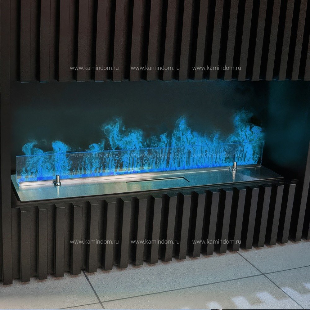 Электрокамин Schones Feuer встроенный 3D FireLine 1200 PRO Steel + RGB Flame