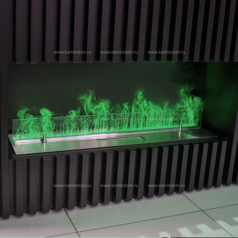 Электрокамин Schones Feuer встроенный 3D FireLine 1200 PRO Steel + RGB Flame купить,NaN