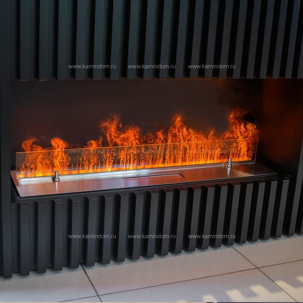 Электрокамин Schones Feuer встроенный 3D FireLine 1200 PRO Steel + RGB Flame купить,NaN
