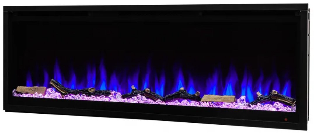 Электрокамин Real Flame DIAMOND 50 460х1270х135, обогрев, мат/черный купить,NaN