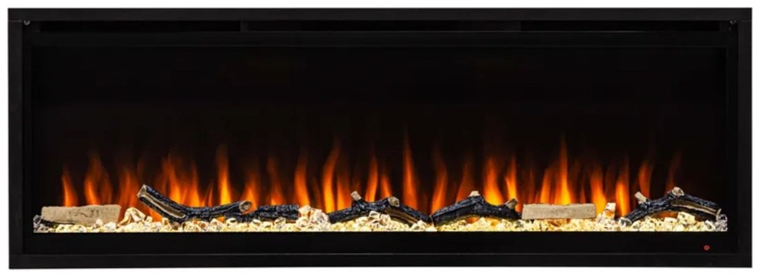 Электрокамин Real Flame DIAMOND 50 460х1270х135, обогрев, мат/черный