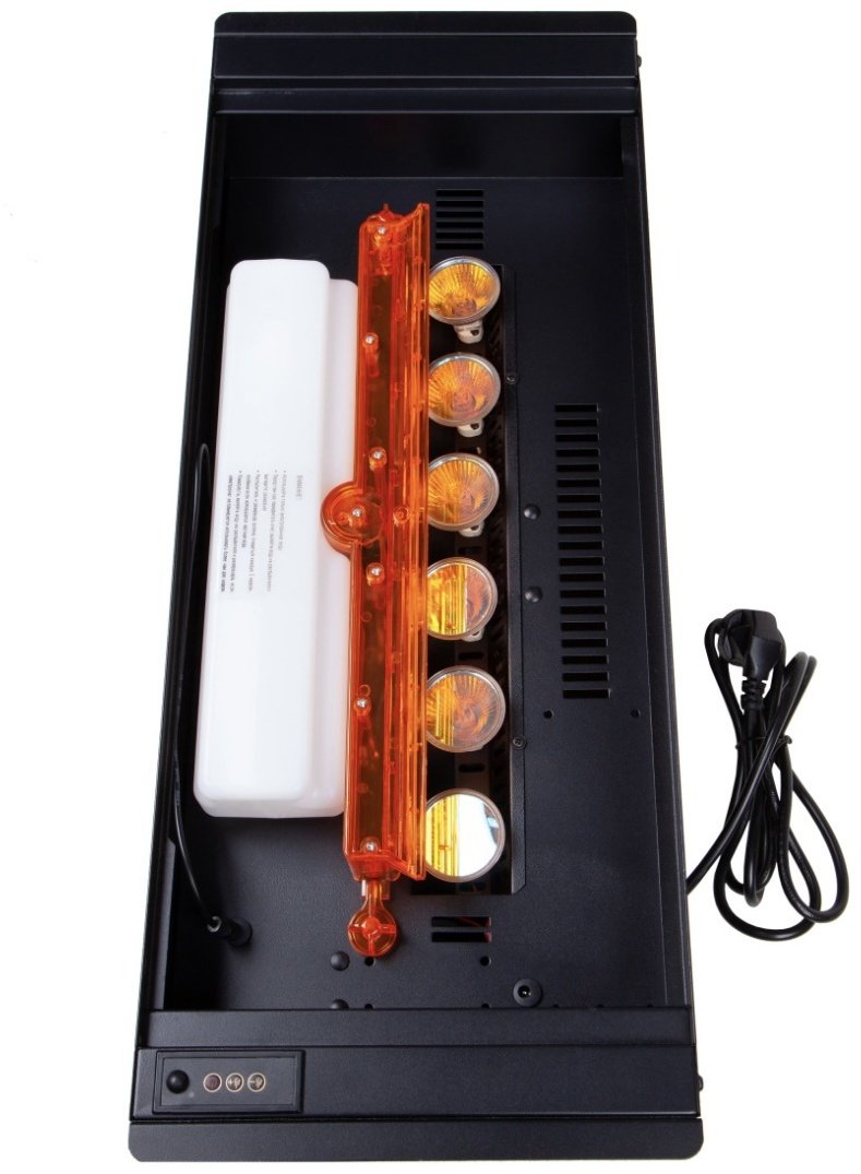 Электрокамин Электроочаг 3D Cassette 630 Black Panel 175х665х300, без обогрева, черный