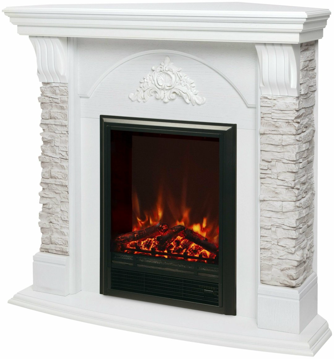 Электрокамин Real Flame напольный Athena Corner GR купить,NaN