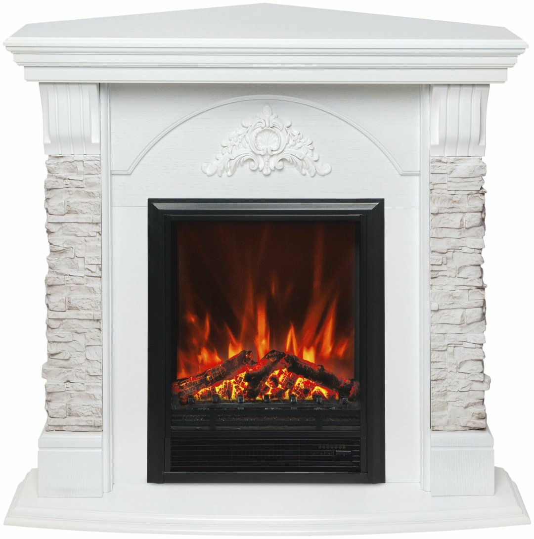 Электрокамин Real Flame напольный Athena Corner GR