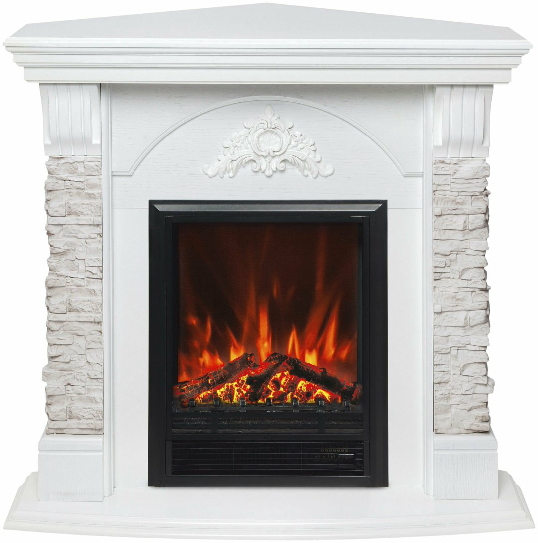 Электрокамин Real Flame напольный Athena Corner GR купить,NaN