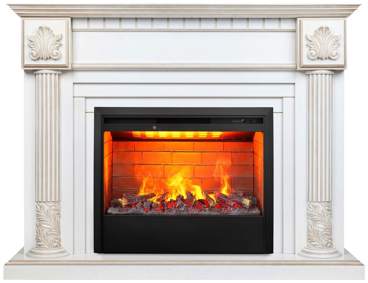 Электрокамин Real Flame напольный Imperia 26/33 WT с очагом 3D Helios 26 купить,NaN