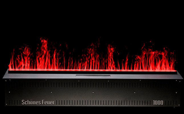 Электрокамин Schones Feuer встроенный 3D FireLine 1000 PRO + RGB Flame