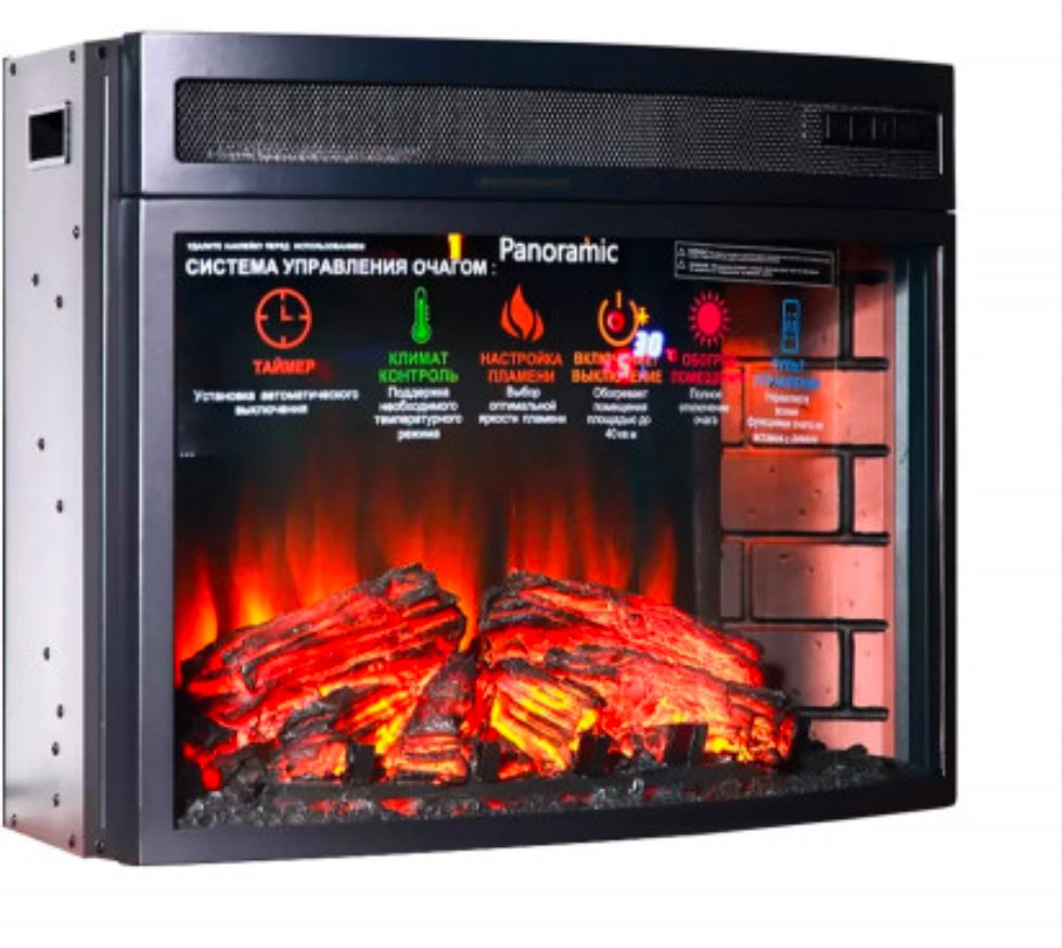 Электрокамин Interflame встроенный Panoramic 25 LED FX