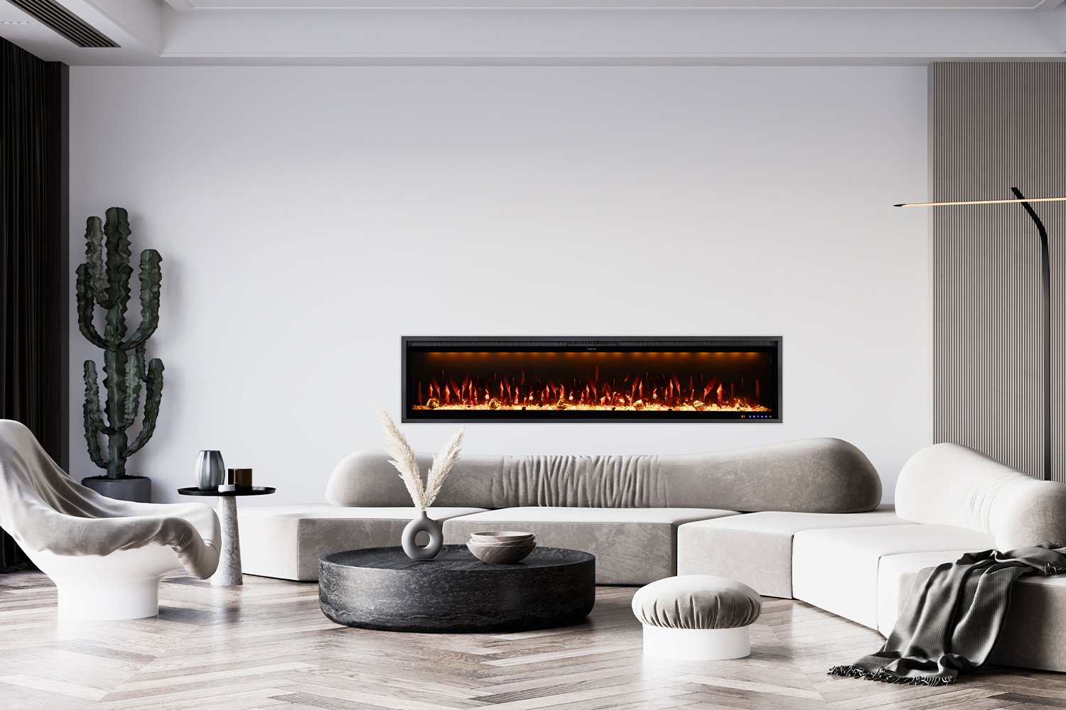 Электрокамин Royal Flame встроенный MERCURY 74 LED RF купить,NaN