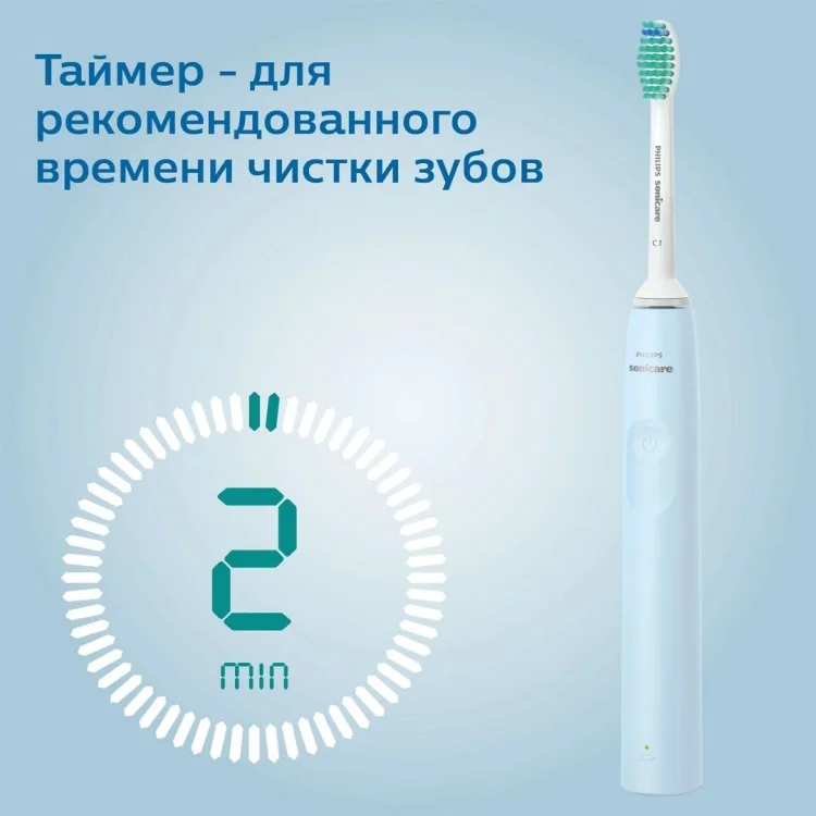 Электрическая зубная щетка Philips Sonicare 2100 Series HX3651/12 голубая купить,NaN