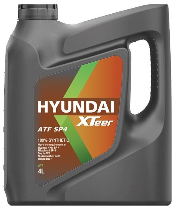 Масло синтетическое Hyundai ATF SPIV XTeer трансмиссионная жидкость для АКПП 4 л