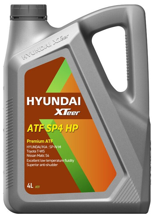 Масло синтетическое Hyundai ATF SPIV XTeer трансмиссионная жидкость для АКПП 4 л купить,NaN