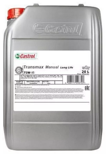 Масло синтетическое Castrol Transmax Manual LL 20 л купить,NaN