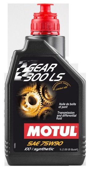 Масло синтетическое Motul 75W90 Gear 300 LS 1 л купить,NaN