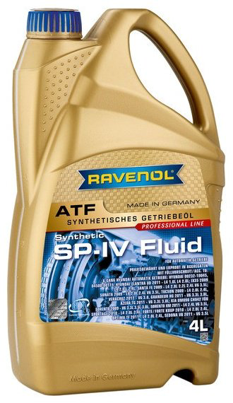 Масло синтетическое RAVENOL ATF SP-IV Fluid 4 л купить,NaN