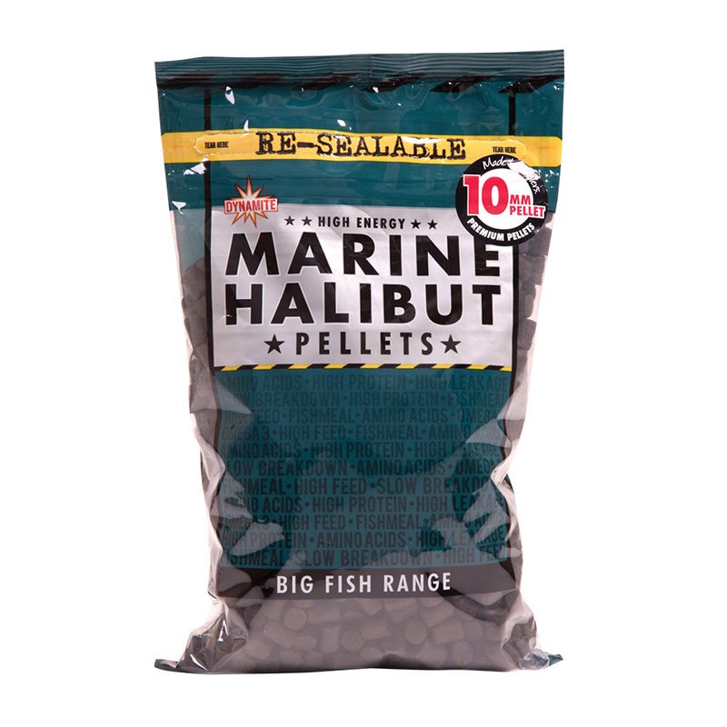 Пеллетс Dynamite Baits Marine Halibut 10мм 900гр купить,NaN
