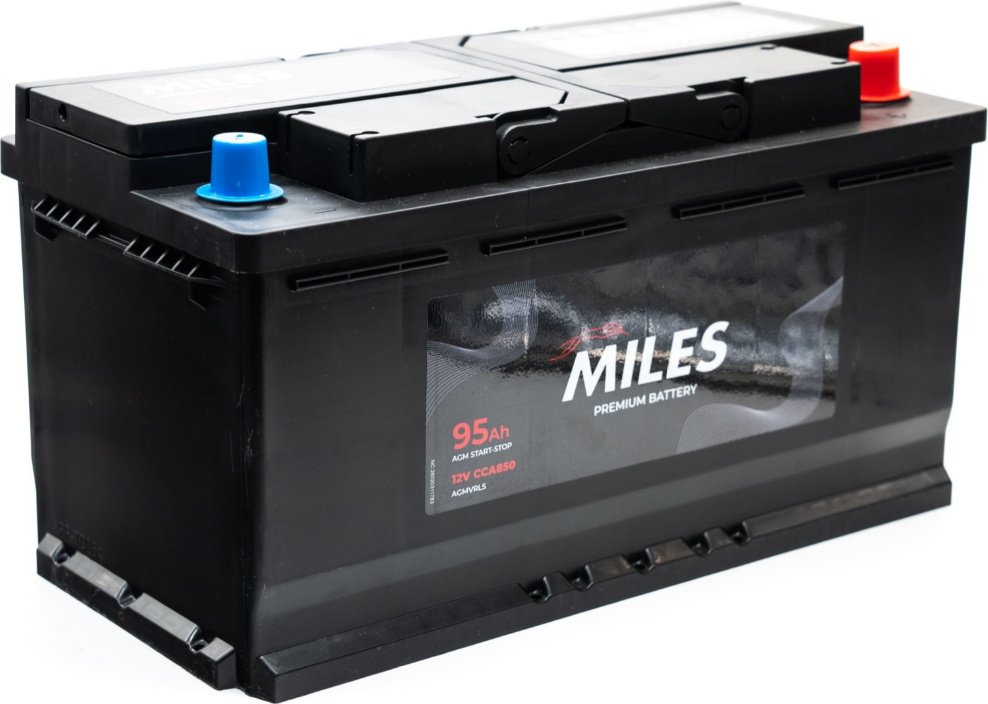 Аккумулятор MILES AGM L5 premium battery 95 Ач обратная купить,NaN