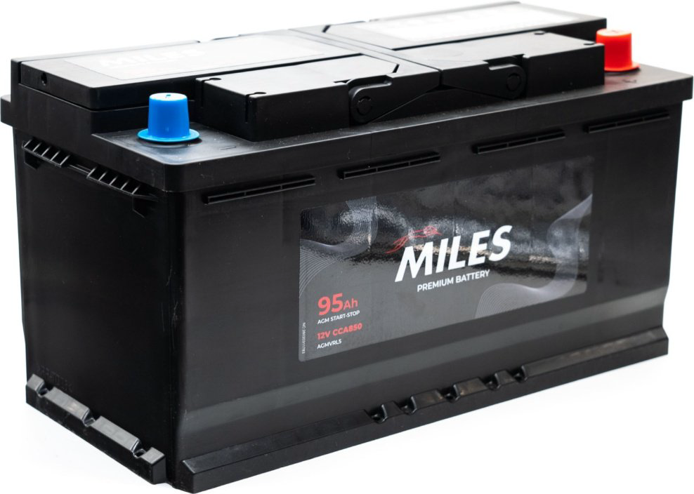 Аккумулятор MILES AGM L5 premium battery 95 Ач обратная купить,NaN
