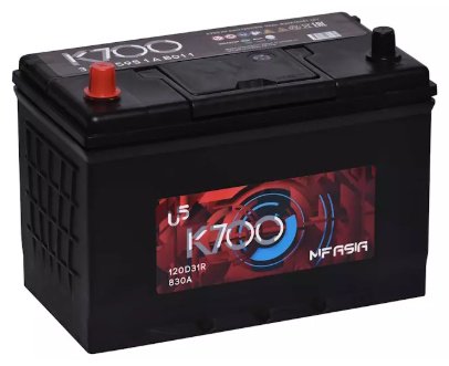 Аккумулятор РЦ-00008314 K700 MF Asia 95 Ач 120D31R 95 Ач прямая