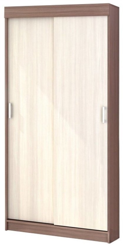 Шкаф-купе Ricco Евро, 100x210х41 см, бежевый, коричневый купить,NaN