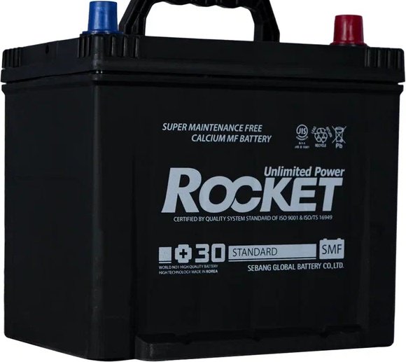 Аккумулятор Rocket 75D23L Unlimited Power 65 Ач обратная купить,NaN