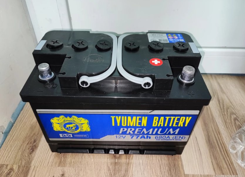 Аккумулятор Tyumen 6CT77LR Premium 77 Ач обратная