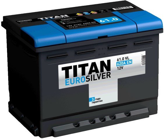 Аккумулятор TITAN ЦЕОО0009215 061 VL Titan ES e 60 Ач обратная