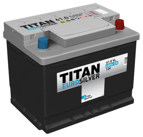 Аккумулятор TITAN ЦЕОО0009215 061 VL Titan ES e 60 Ач обратная