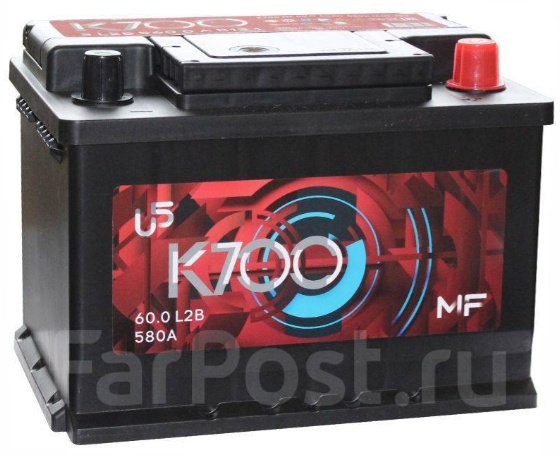 Аккумулятор РЦ-00008307 K700 MF 60 Ач 6СТ-60.0 (низкая) 60 Ач обратная