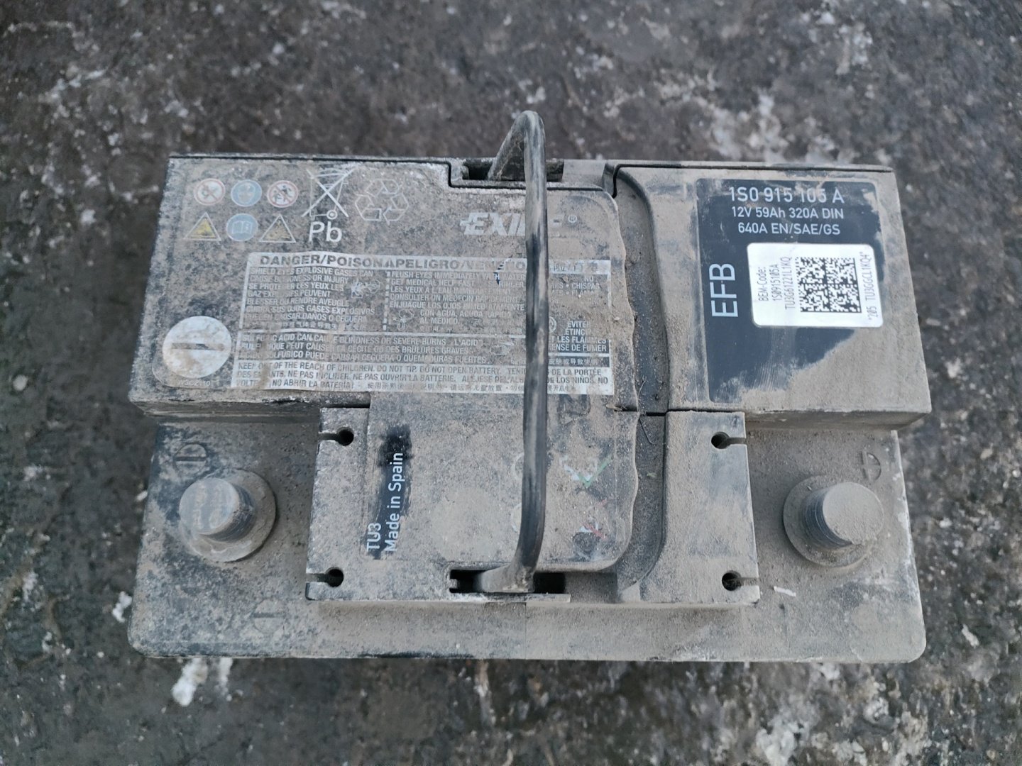 Аккумулятор TITAN 00033603 VL Titan EFB 60 Ач обратная купить,NaN