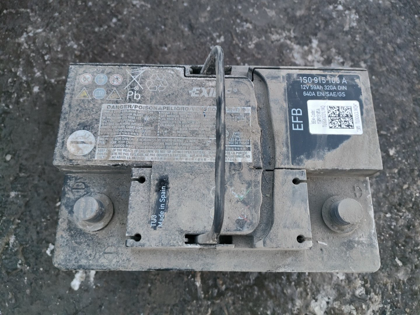 Аккумулятор TITAN 00033603 VL Titan EFB 60 Ач обратная купить,NaN