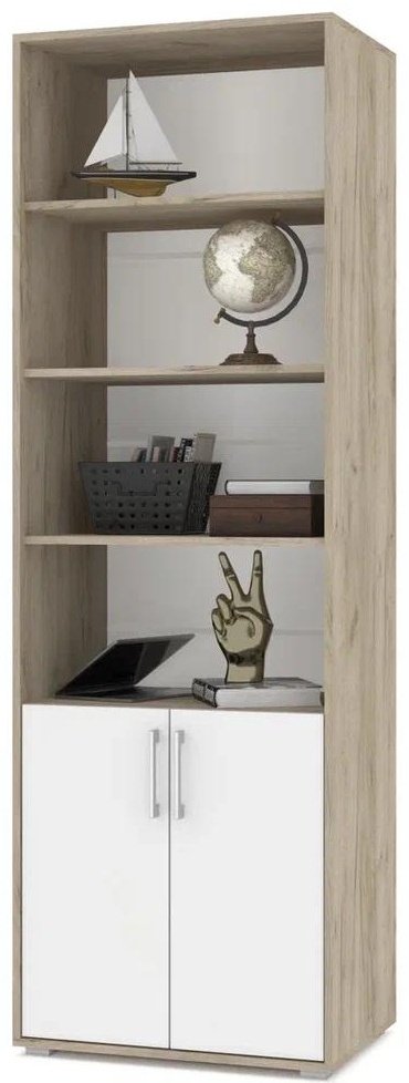 Распашной шкаф DOMA MODERN OLIVIA-1, 66.6x204х47 см, белый, серый купить,NaN