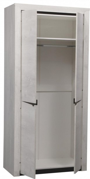 Распашной шкаф DOMA LUCHIA 89528958, 107x210х107 см, серый купить,NaN