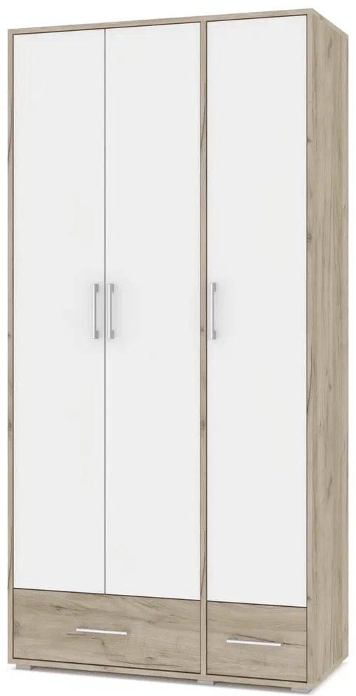 Распашной шкаф DOMA MODERN OLIVIA, 100x204х47 см, белый, серый купить,NaN