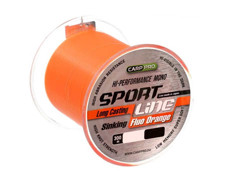 Рыболовная леска Carp Pro Sport Line Fluo 0,335 мм 300 м оранжевая